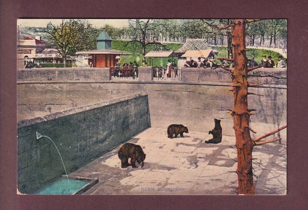 BERN - Bärengraben - Leute - 1908