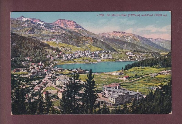 ST. MORITZ-BAD und DORF - 1925