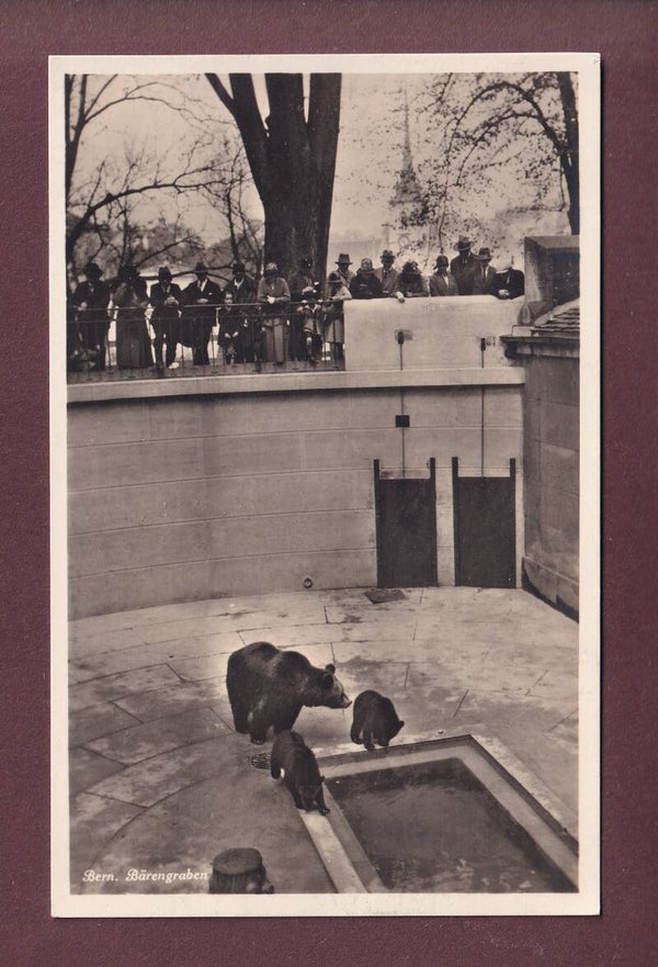 BERN - Bärengraben - Leute - 1928