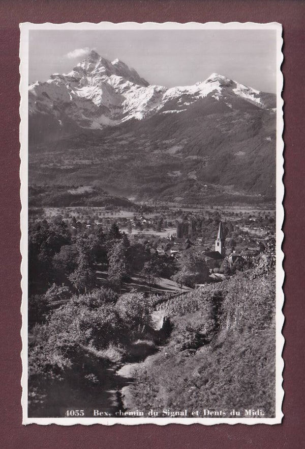 BEX - Chemin du Signal - Dents du Midi - 1942