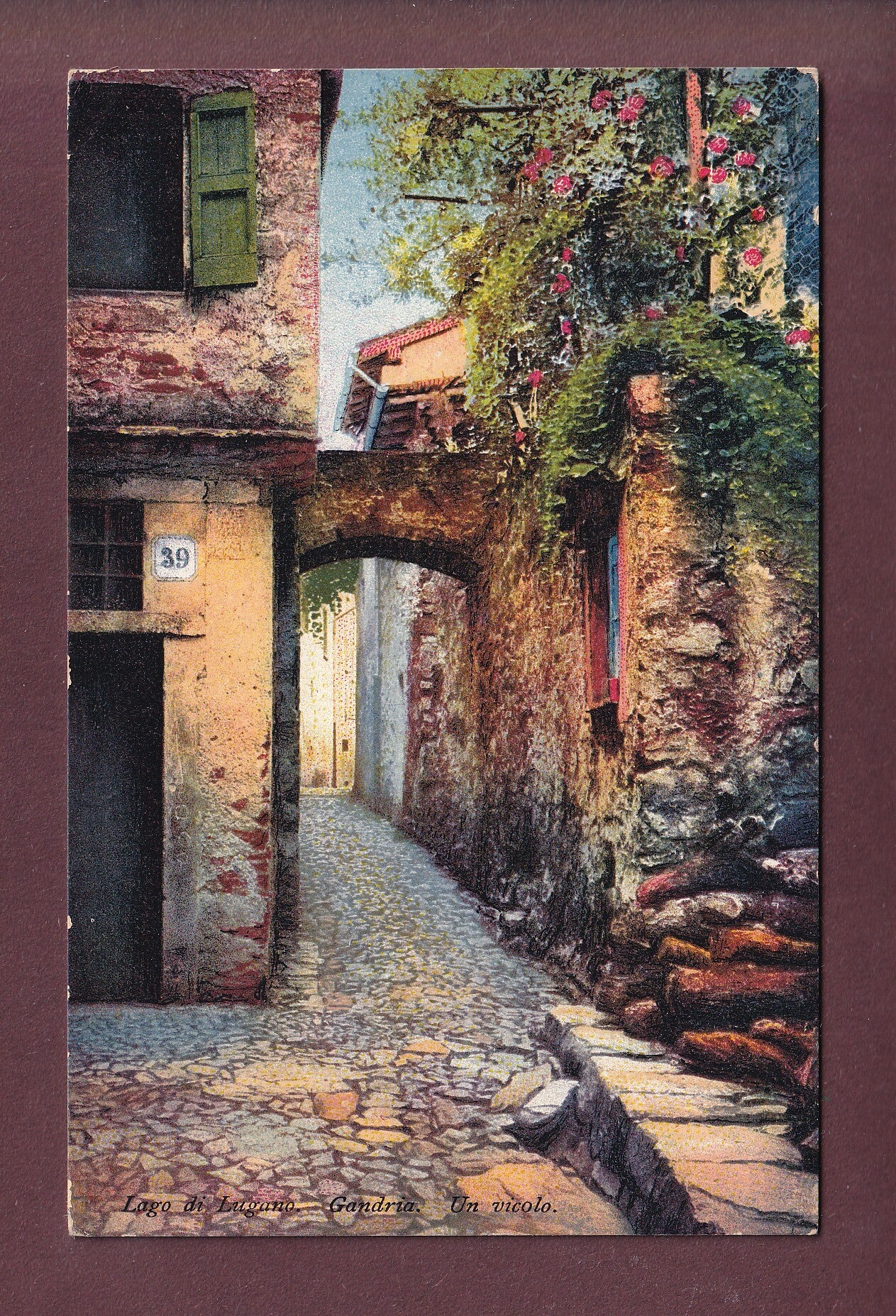 GANDRIA - Un vicolo - 1918