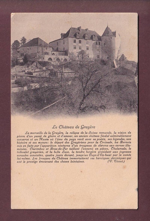 Château de GRUYERES - 1919