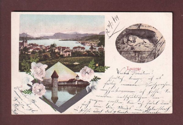 LUCERNE - 3 images - 1899