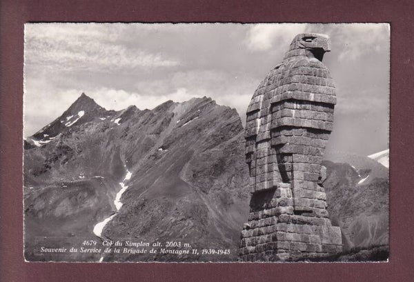 Col du SIMPLON - Souvenir de la Brigade de Montagne