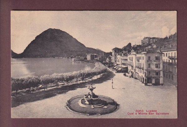 LUGANO - Quai - Fontana