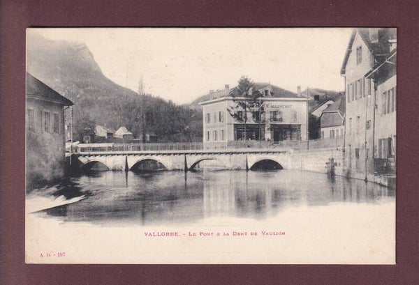 VALLORBE - Le Pont et la Dent de Vaulion