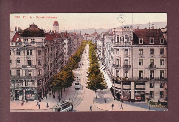 ZÜRICH - Bahnhofstrasse - Tram