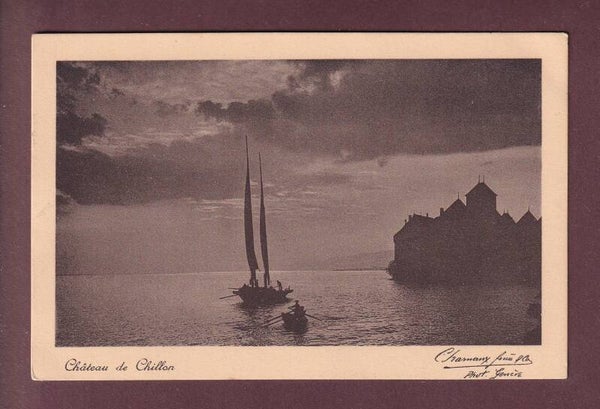 Château de CHILLON - Barque - Charnaux Frères