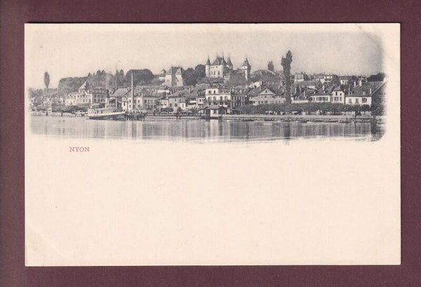 NYON - Quai avec Bateau CGN