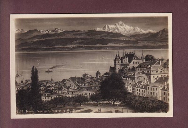 NYON et le Mont-Blanc