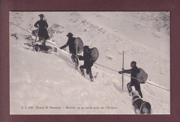 GRAND-SAINT-BERNARD - Montée de la corde