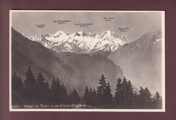 Massif du TRIENT vu de Villars-Chesières