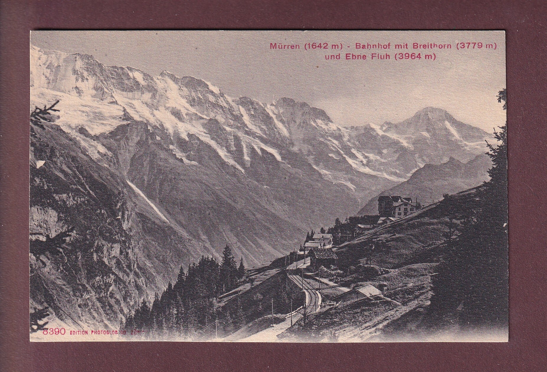 MÜRREN - Bahnhof - Breithorn