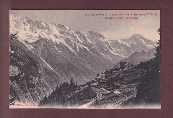 MÜRREN - Bahnhof - Breithorn