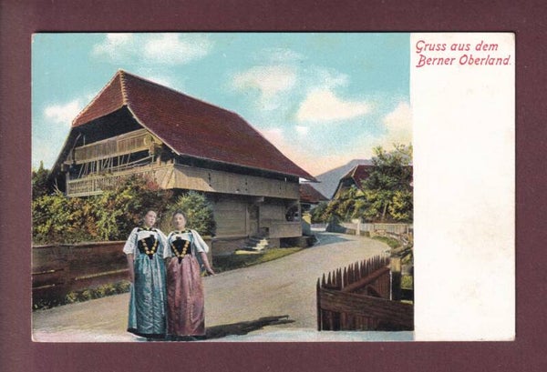 Gruss aus dem BERNER OBERLAND - Tracht