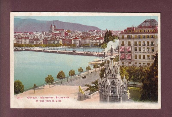 GENEVE - Monument Brunswick