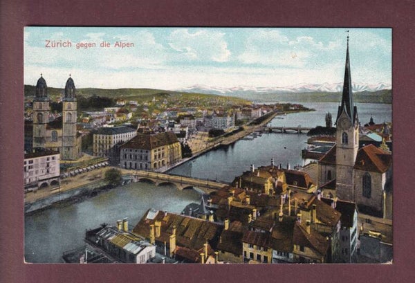 ZÜRICH gegen die Alpen