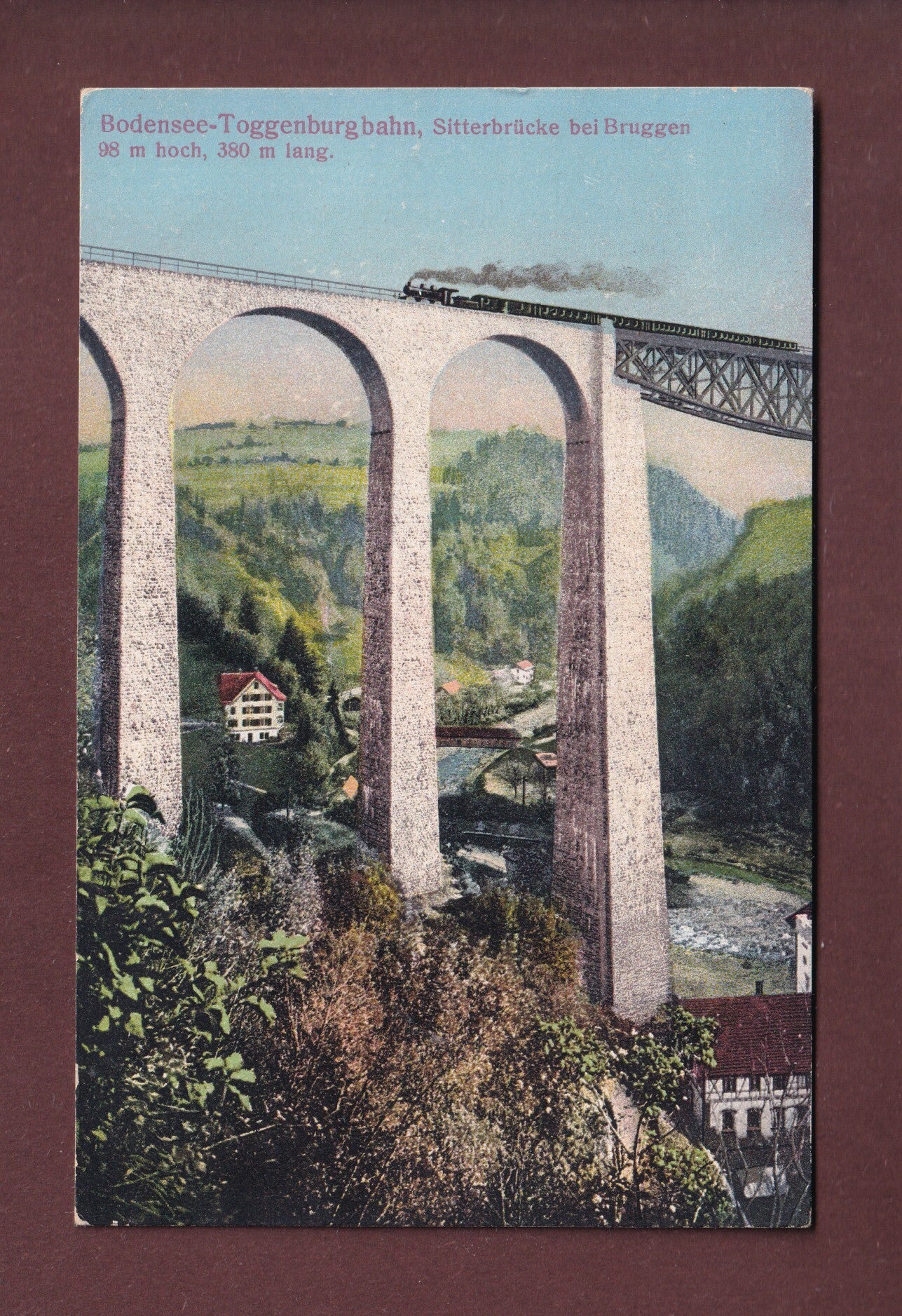 SITTERVIADUKT bei Bruggen - 1911