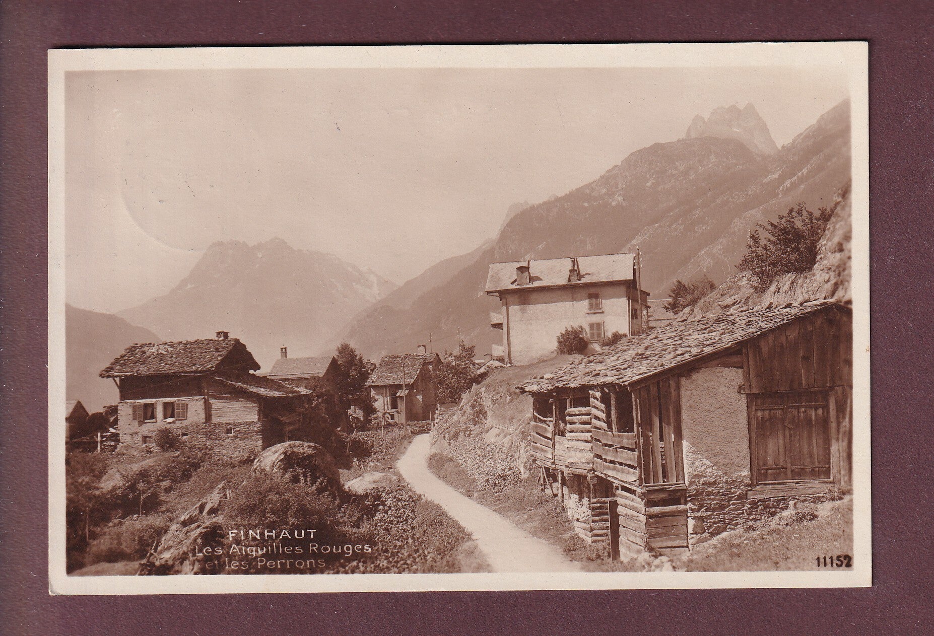 Une partie de FINHAUT - 1925 Obli. Linéaire La FORCLAZ