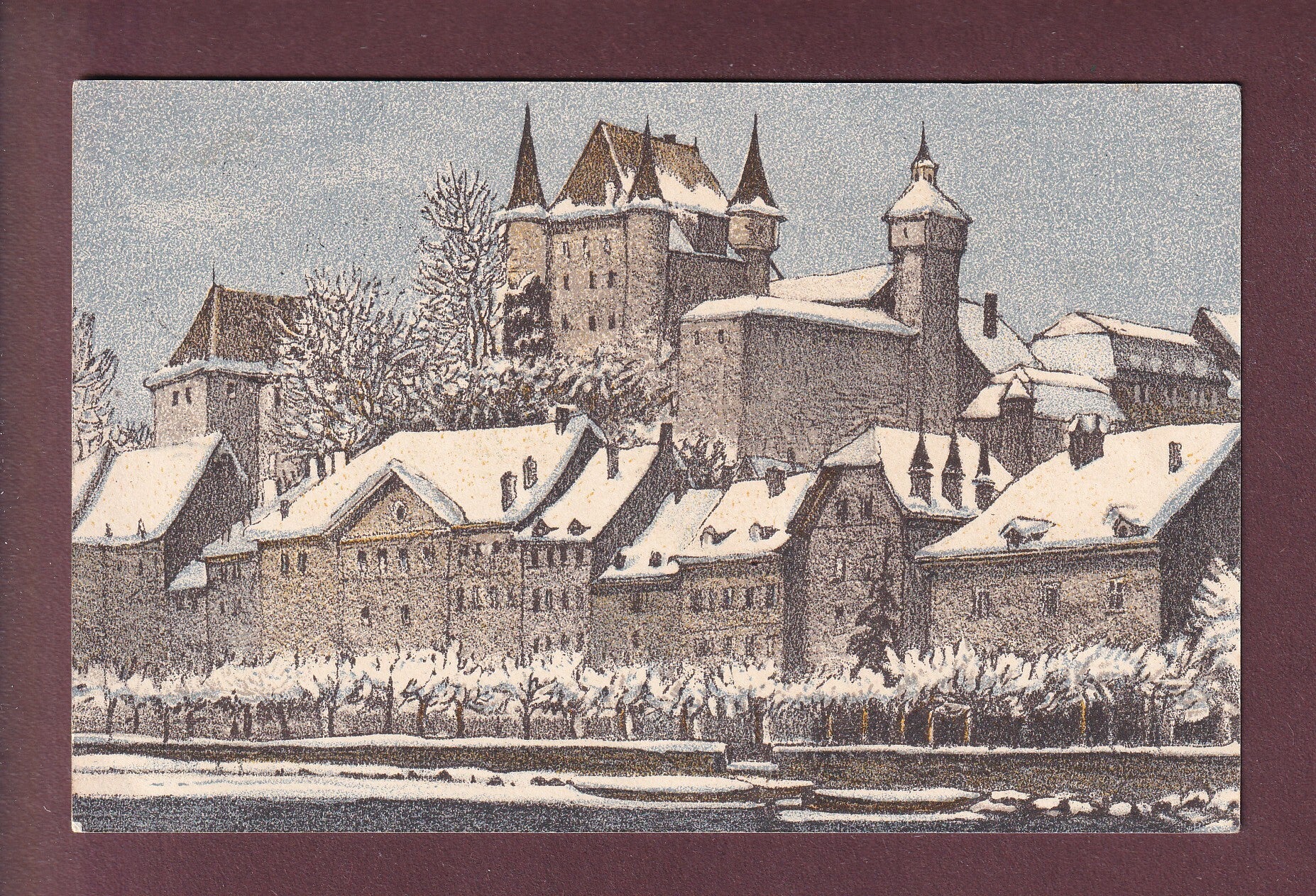 NYON sous la neige - 1914 Pour la jeunesse