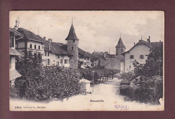 Une partie de LA NEUVEVILLE - 1907
