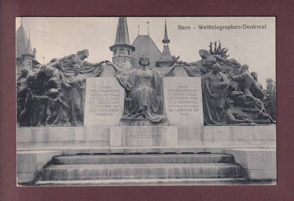 BERN - Welttelegraphen-Denkmal - 1926 versteuert