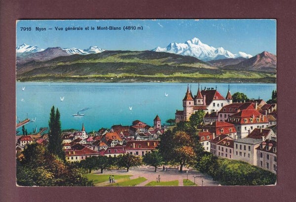 NYON et Mont-Blanc - 1930