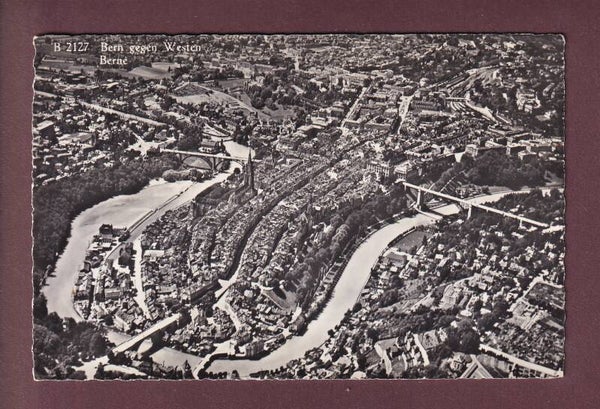 BERN - Flugaufnahme - 1961