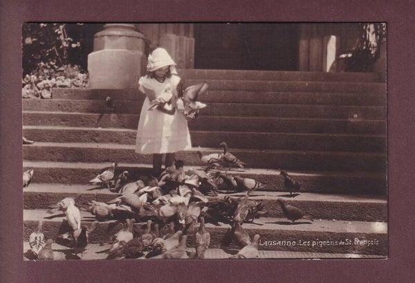 LAUSANNE - Les pigeons de St. François - 1920
