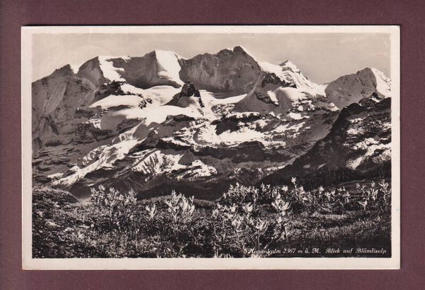 NIESENKULM - Blick auf Blümlisalp - 1944