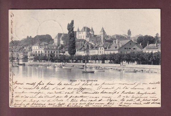 NYON - Quai et Château - 1902