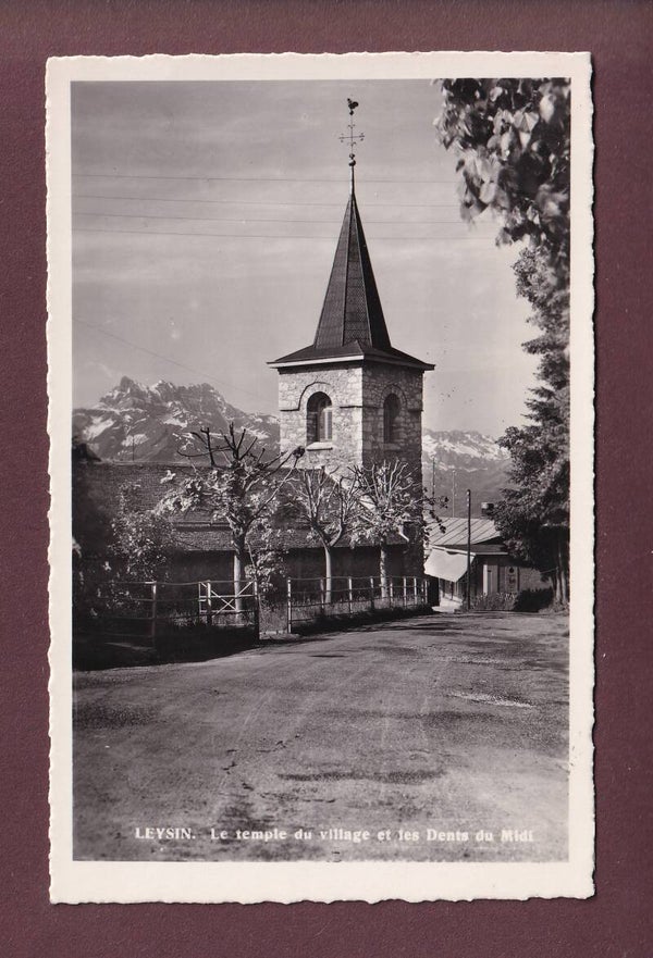 LEYSIN - Le Temple - 1958