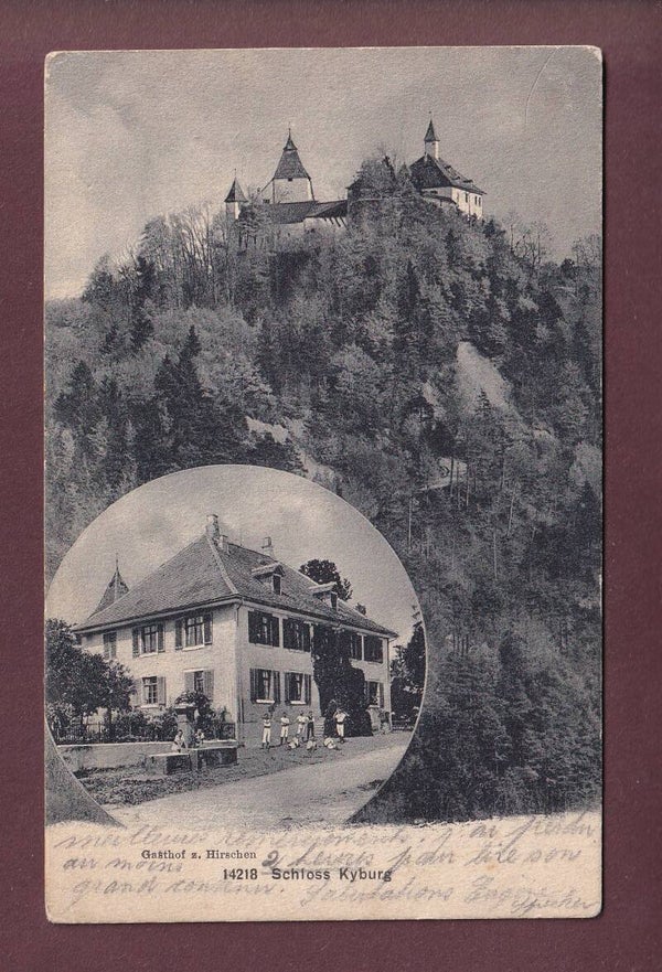 SCHLOSS KYBURG - Gasthof z. Hirschen - 1912