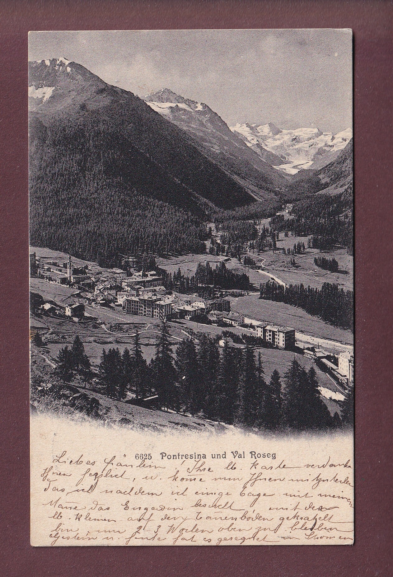 PONTRESINA und Val Roseg - 1905