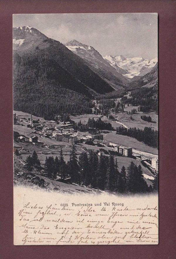 PONTRESINA und Val Roseg - 1905