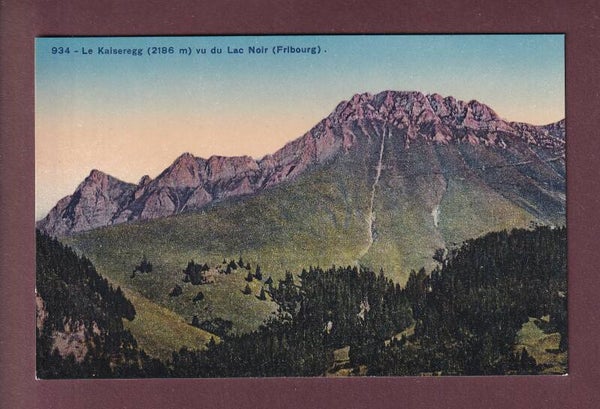 KAISEREGG vu du Lac Noir