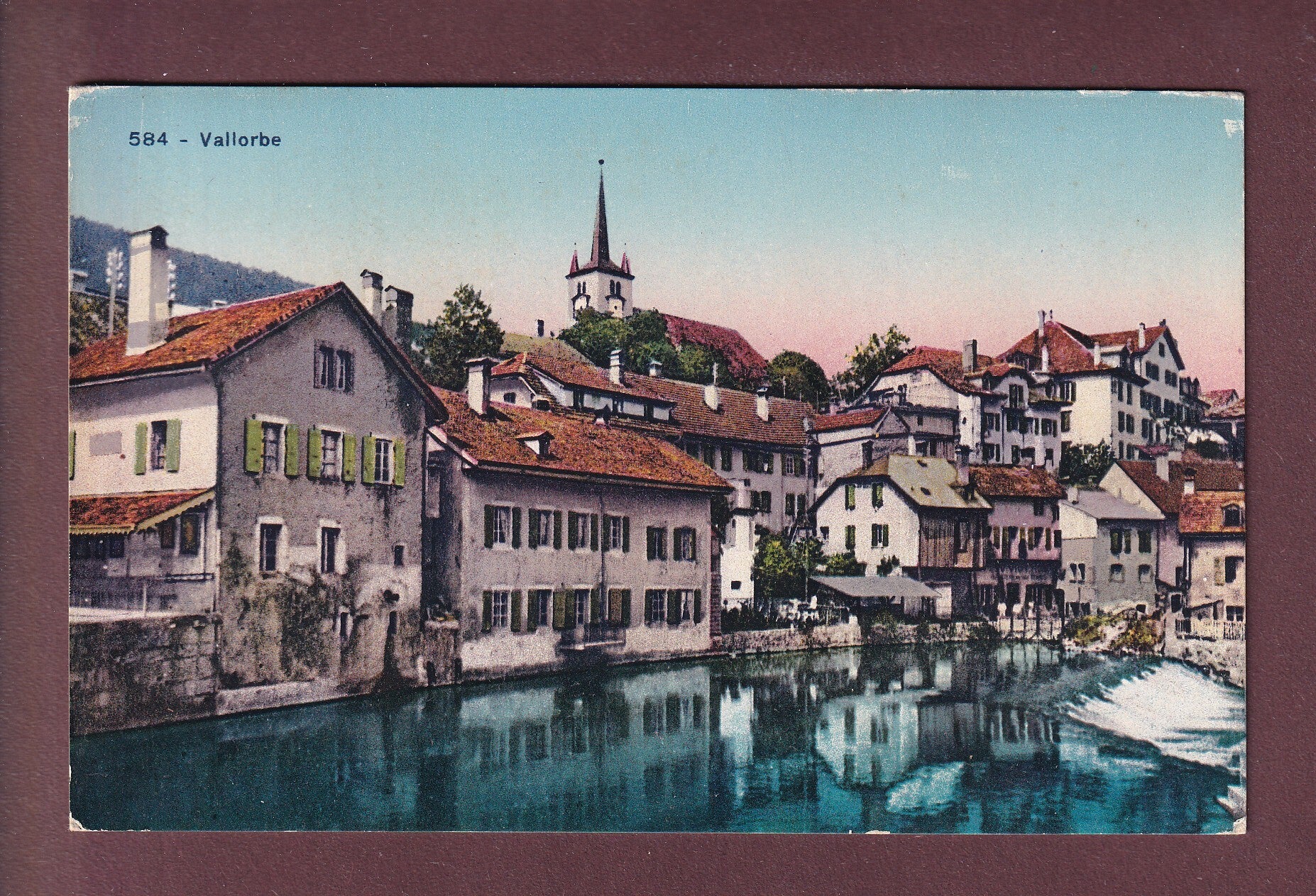 VALLORBE depuis l'Orbe