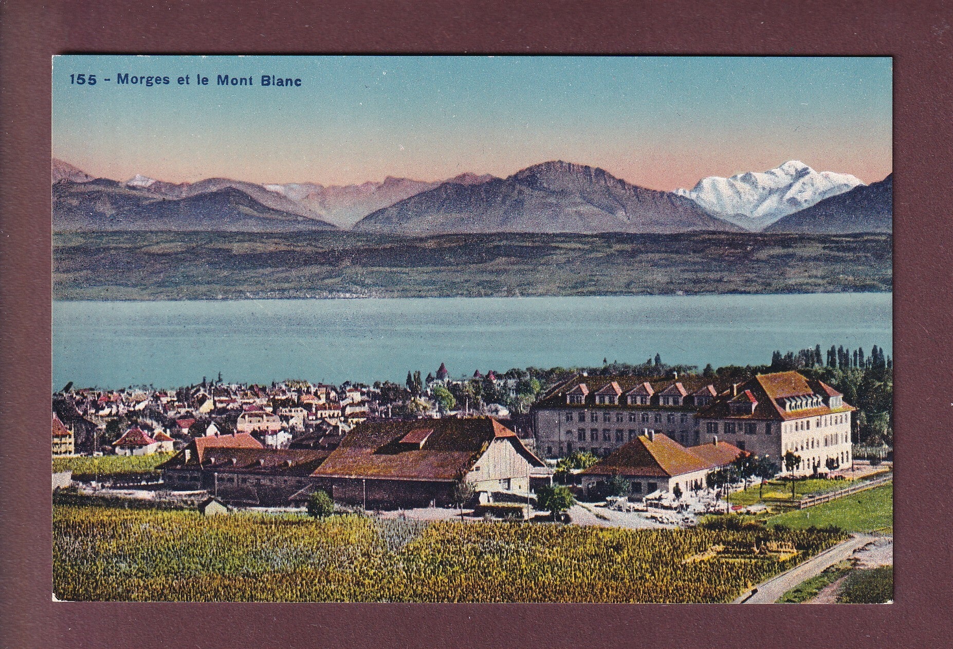 MORGES et le Mont Blanc
