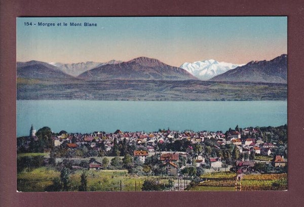 MORGES et le Mont Blanc