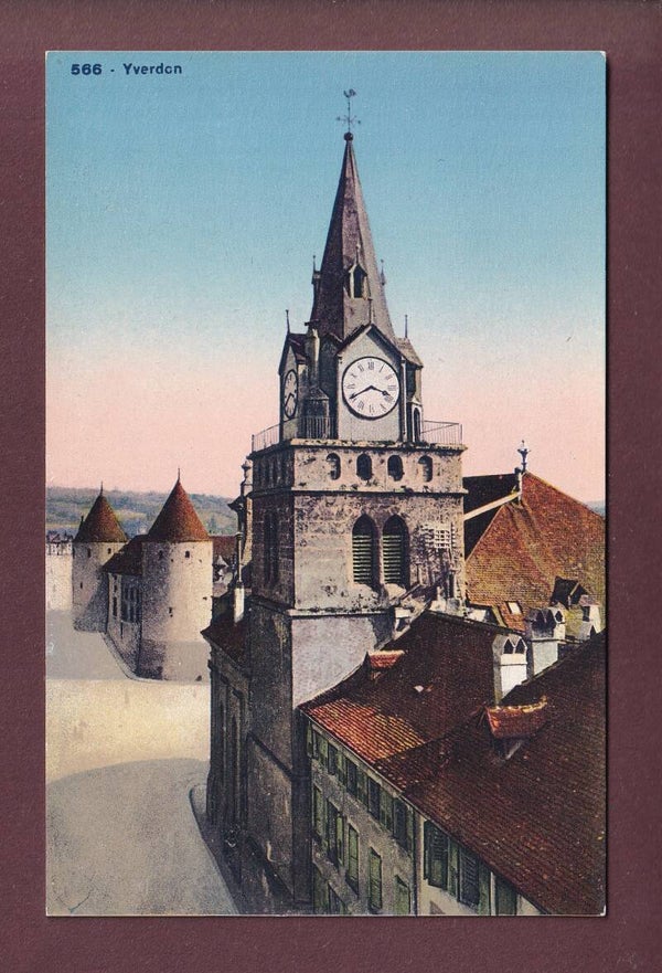 YVERDON - Eglise et Château