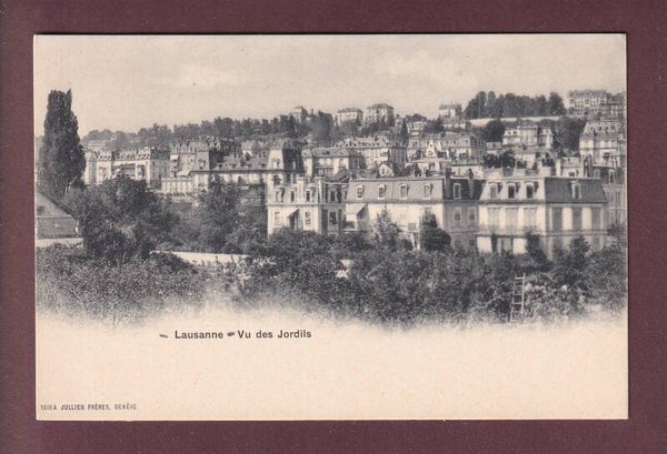 LAUSANNE vu des Jordils