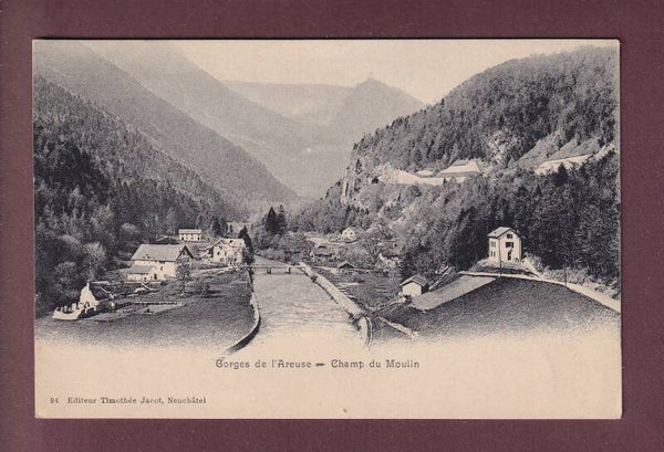 Gorges de l'Areuse - CHAMP DU MOULIN
