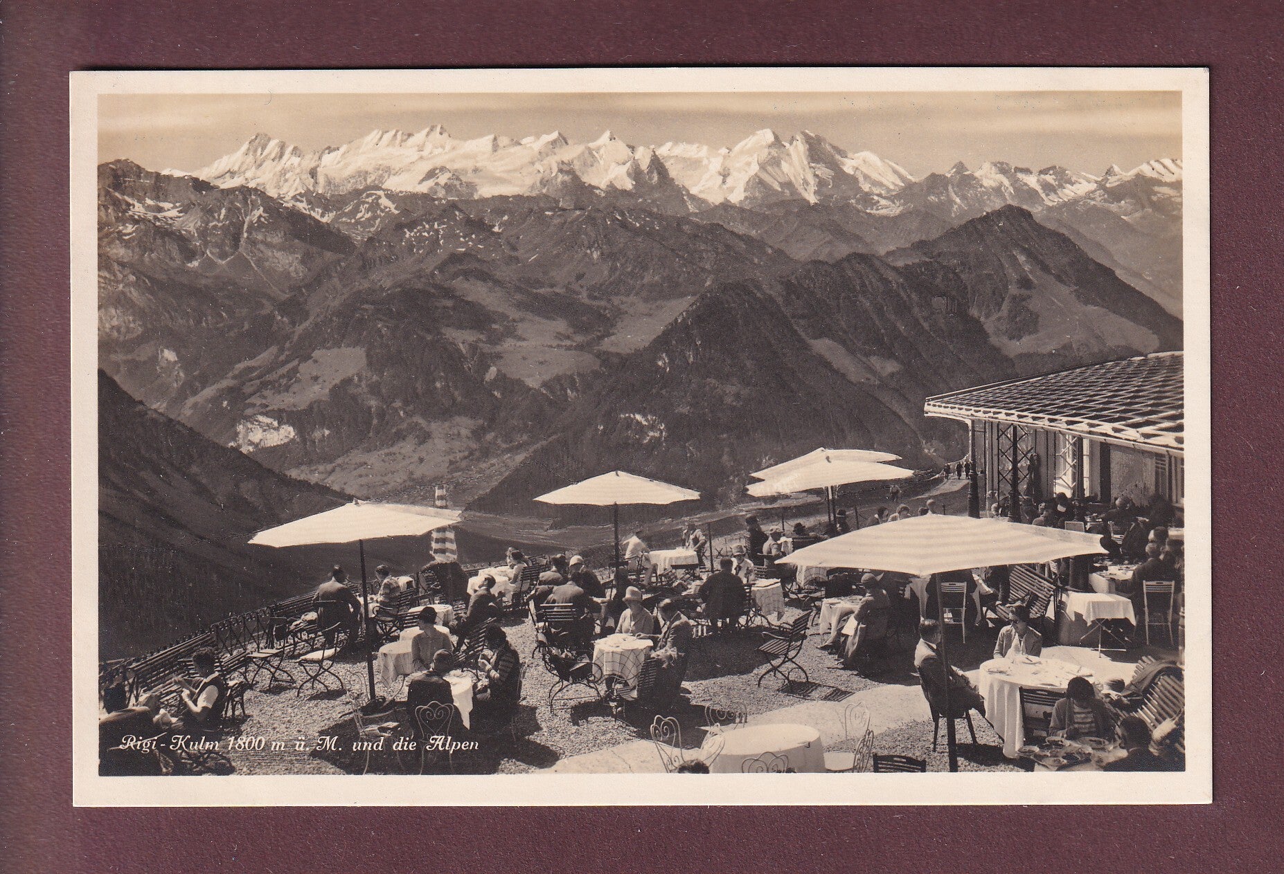 RIGI-KULM - Terrasse