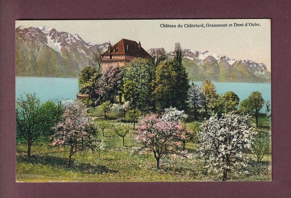 Clarens - Château du CHÂTELARD au printemps