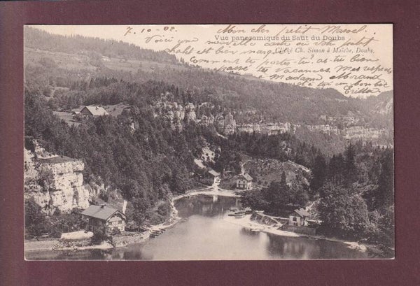 Les Brenets - SAUT DU DOUBS - 1902