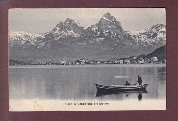 BRUNNEN - Mythen - Boot - 1908