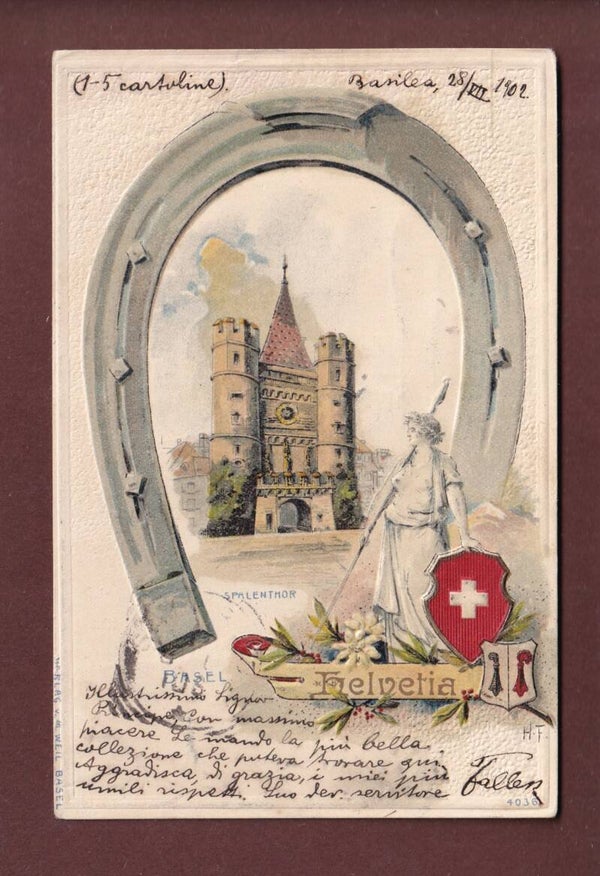 BASEL - Spalenthor - 1902 Präge