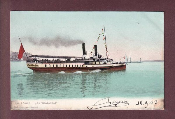 BATEAU CGN - Le Winkelried - 1907