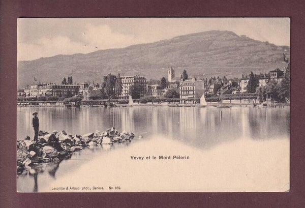 VEVEY et le Mont Pèlerin - 1906 // petit pli d'angle //