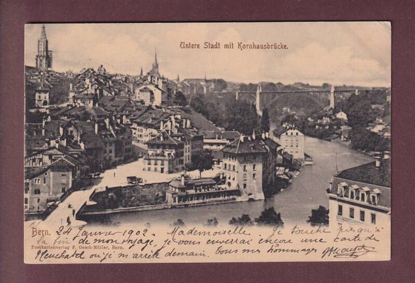 BERN - Untere Stadt - 1902
